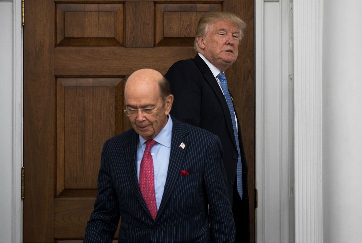 Political Bettors Buying Shares of Commerce Secretary Wilbur Ross Ousting Following Census Controversy