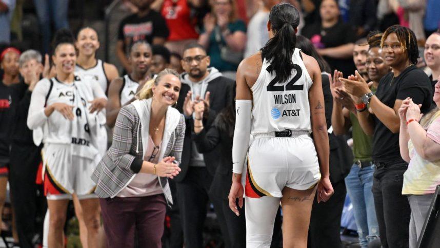 Las Vegas Aces Star A’ja Wilson Ties WNBA Scoring Record with 53 Points