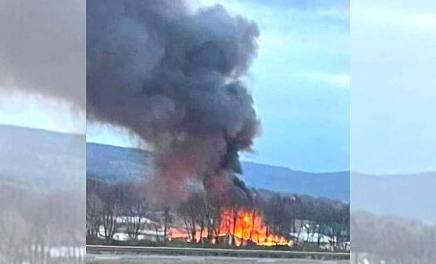 Tioga Downs Casino Arson Suspect Charged, 30 Horses Died in Blaze — Video