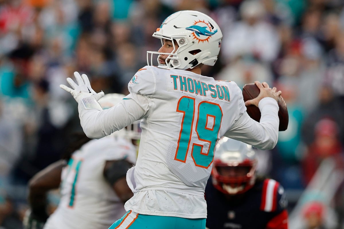 Miami Dolphins on Playoff Bubble, Starting Rookie QB Skylar Thompson