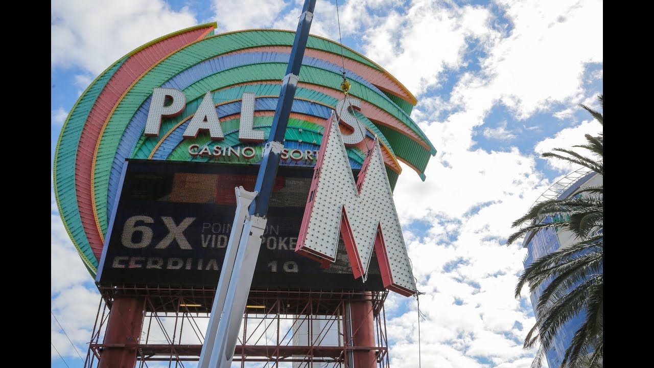 Palms Marquee Signage Comes Down in $485 Million Revamp